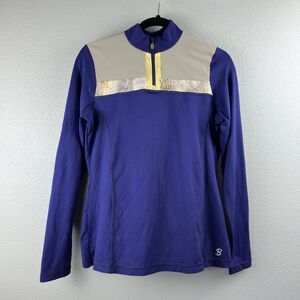 Sofibella Women’s 1/4 Zip L/S Quick Dry UPF Golf Tennis Pickleball Top Size L